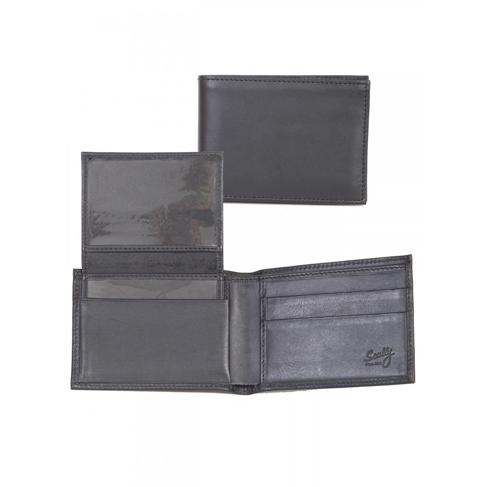 Harness Calf Leather Pass Case Billfold Wallet Custom Imprinted Harness Calf Leather Pass Case Billfold Wallet Custom Imprinted