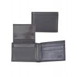 Harness Calf Leather Pass Case Billfold Wallet Custom Imprinted