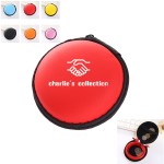 Custom Imprinted Hard Earphone Case Headphone Organizer Coin Purse