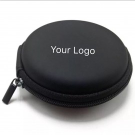 Logo Branded Earphone Case Portable Storage Carrying Bag for In Ear Wireless Bluetooth/Wired Earbuds