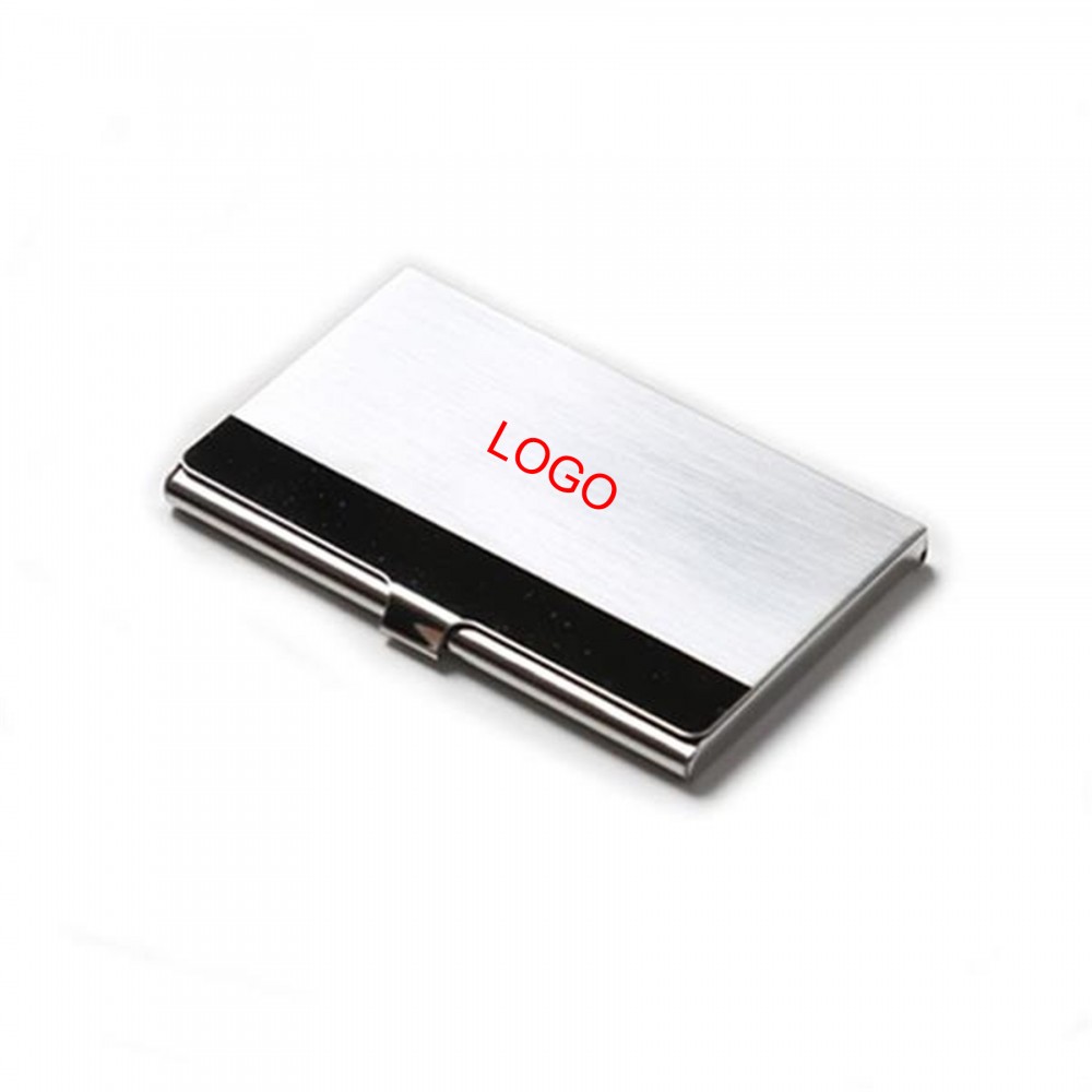 Logo Branded Metal Business Card Holder Logo Branded Metal Business Card Holder