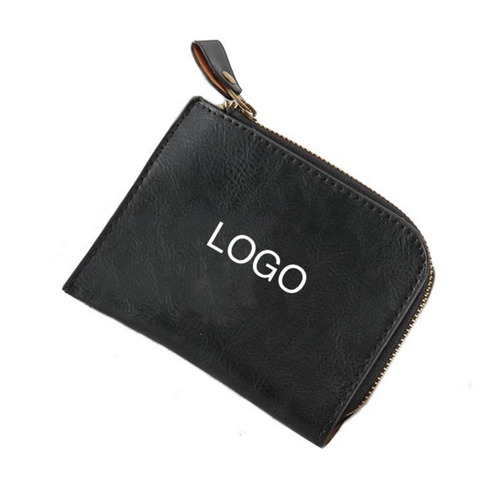 Custom Imprinted Mini Leather Coin Pouch Custom Imprinted Mini Leather Coin Pouch