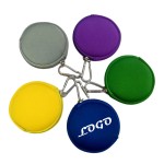 Round Zipper Coin Purse Custom Printed