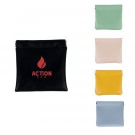 Mini Squeeze Coin Purse Logo Branded