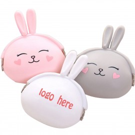 Rabbit Coin Purse Custom Printed  Rabbit Coin Purse Custom Printed