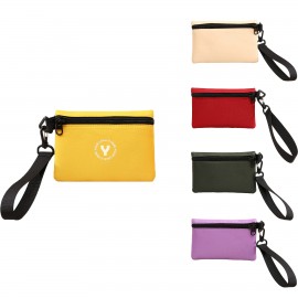 Custom Imprinted Solid Color Wrist Coin Purse