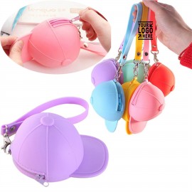 Logo Branded Silicone Cap Coin Purse  Logo Branded Silicone Cap Coin Purse