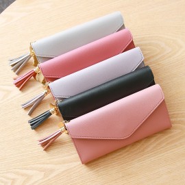 Women PU Leather Purse Logo Branded