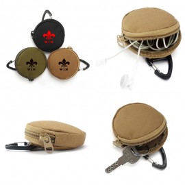 Zipper Key Coin Purse Pouch Wallet Logo Branded