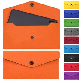 Felt Coin Purse Wallet Logo Branded