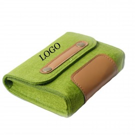 Logo Branded Felt Coin Purse  Logo Branded Felt Coin Purse