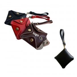 Leather Coin Holder/Pouch/Coin Purse Logo Branded