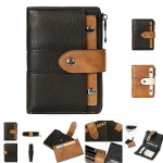 Custom Imprinted Leather Bifold Multi Mini Card Holder