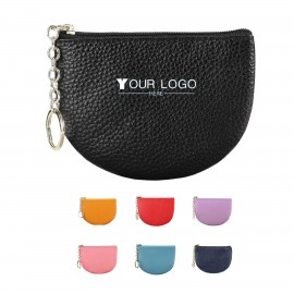 Logo Branded Zipper Mini Change Wallet  Logo Branded Zipper Mini Change Wallet