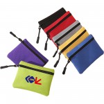 Oxford Cloth Mini Zipper Coin Purse Logo Branded