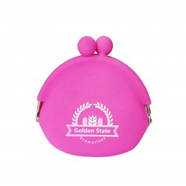 Logo Branded Silicone Coin Purse