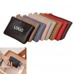 Custom Printed Leather Zipper Coin Purse