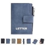 Custom Imprinted PU Wallet w/ Zipper Coin Holder
