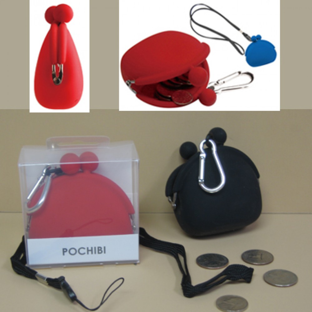 Logo Branded Silicone Coin Purse / Pill Case Logo Branded Silicone Coin Purse / Pill Case