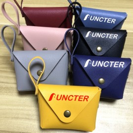 Custom Imprinted PU Cash Pouch Card Bag  Custom Imprinted PU Cash Pouch Card Bag