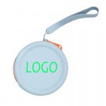 Custom Round Mini Hanging Silicone Coin Purse Logo Branded