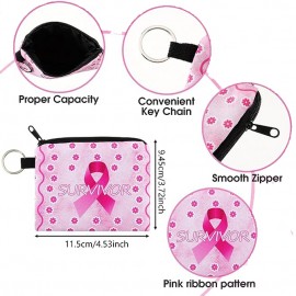 Logo Branded Small Breast Cancer Awareness Coin Purse