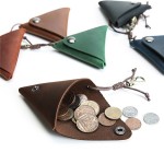 Custom Printed Triangle Leather Coin Purse