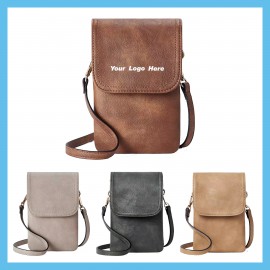 Logo Branded Leather Small Crossbody Bags for Women  Logo Branded Leather Small Crossbody Bags for Women