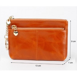 Custom Imprinted Leather change purse