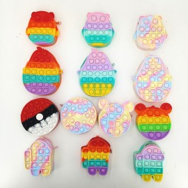 Relieve Stress Push Bubble Coin Purse Custom Printed