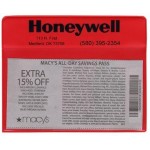 Magnetic Backed Coupon Case Logo Branded