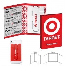 Tek Booklet with Silicone Stand and Phone Wallet Custom Imprinted  Tek Booklet with Silicone Stand and Phone Wallet Custom Imprinted