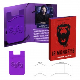 Custom Printed Tek Booklet with Embossed Silicone Smart Wallet