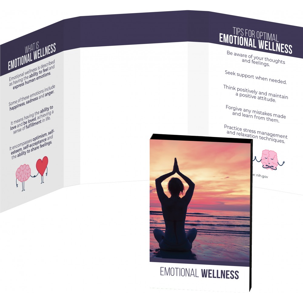 Awareness Tek Booklet with Embossed Silicone Smart Wallet Logo Branded