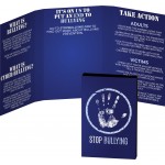 Logo Branded Awareness Tek Booklet with Double Pocket Silicone Smart Wallet