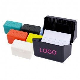 Index Card Box Organizer Case Logo Branded