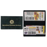 Custom Imprinted Two Pocket Coupon Case in Executive Vinyl