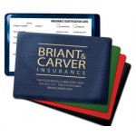 Custom Printed Foil-Stamped Vinyl Insurance Card Holder