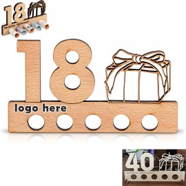 Birthday Wooden Money Holder Gift Custom Printed