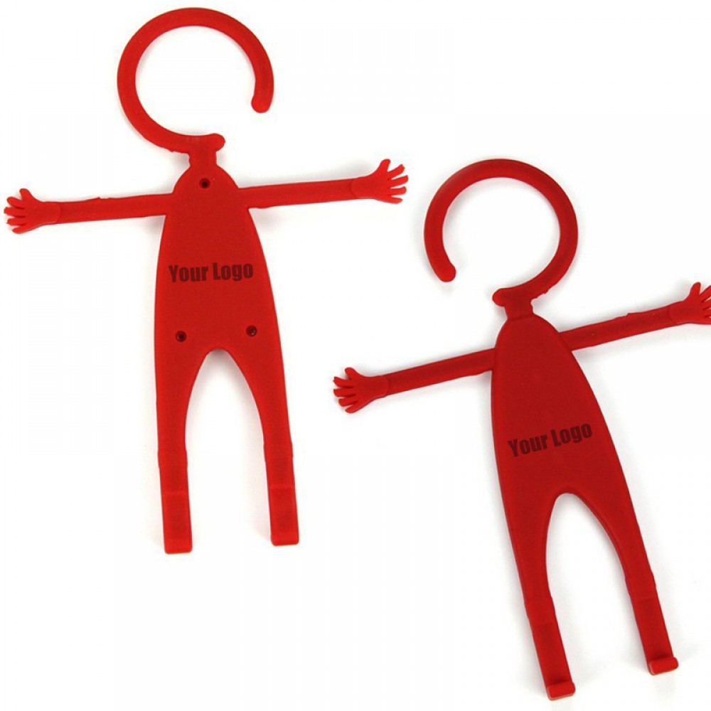Custom Printed Human Body Shape Mobile Holder Assorted Colors Custom Printed Human Body Shape Mobile Holder Assorted Colors