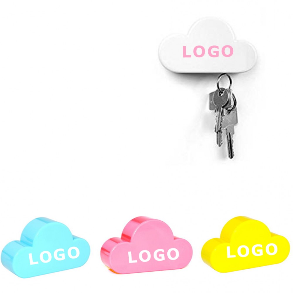 Cloud Magnetic Wall Key Holder Logo Branded Cloud Magnetic Wall Key Holder Logo Branded