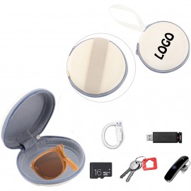 Custom Printed EVA Portable Round Case