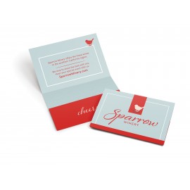 Logo Branded NEW Oversize Horizontal Card Holder