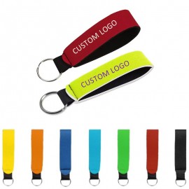 Neoprene Wrist Keychain Custom Printed