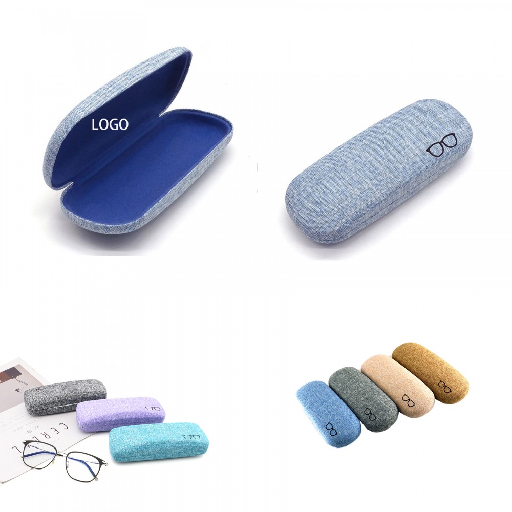 Custom Printed Hard Shell Glasses Case Linen Fabric Sunglasses Case Simple Custom Printed Hard Shell Glasses Case Linen Fabric Sunglasses Case Simple