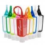 Custom Printed Custom Silicone Bottle Holders For 1 Oz. Hand Sanitizers