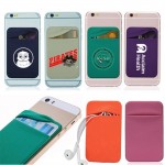 Custom Printed Lycra Cell Phone Wallet w/Cover