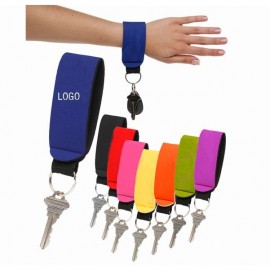Neoprene Wrist Key Holder Custom Printed  Neoprene Wrist Key Holder Custom Printed