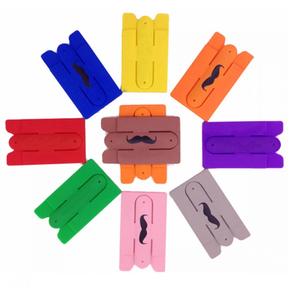 Silicone Cell Phone stand & Wallet Custom Printed Silicone Cell Phone stand & Wallet Custom Printed