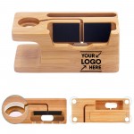 Wooden Phone Charging Dock Custom Imprinted